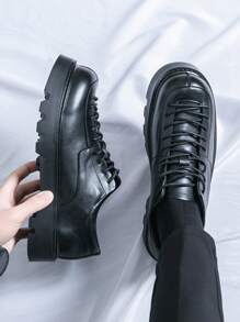 男士休闲乐福鞋，舒适透气一脚蹬鞋，适合工作、休闲、散步、旅行、海滩、男士礼物、男士厚底鞋