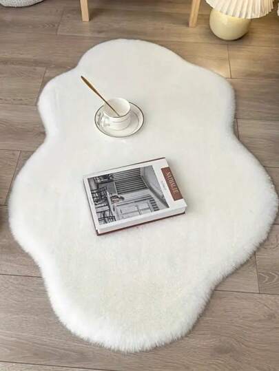 1 块云朵般蓬松的地毯，柔软舒适的毛绒材质，适用于客厅、卧室、玄关、厨房、浴室、游戏室、书房、衣柜，厚地毯适合秋冬季入口装饰浴室厨房装饰