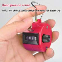 Mini Handheld Mechanical Tally Counter, Metal Manual Counting Device, Finger Counter, Suitable For Various Data Statistics, Meeting Attendance Counting, Traffic Flow, Flight Passenger Count, Laboratory Analysis, Inventory, And More - Mini - View 11