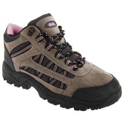 Dek Womens/Ladies Grassmere Lace-Up Ankle Trek & Trail Boots (Grey/Pink)