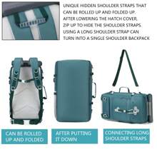 Zaino da viaggio, zaino da campeggio all'aperto con scomparto per scarpe, borsa da viaggio casual, zaino per computer per uomini e donne