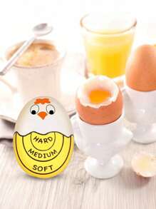 1PC Color Changing Egg Timer - Accurately Measures Hard-Boiled And Soft-Boiled Eggs With A Sensitive Indicator. Valentine's Day, Wedding, Birthday, Graduation Party Kitchen Supplies