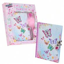 KreativeKraft Secret Diary With Lock Journal And Fluffy Pen Set Gift - Multicolor - View 5