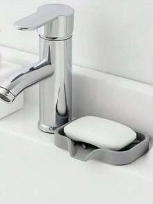 2 Stück Spülschwamm Seifenhalter mit Abtropfschale, Abtropfschale für Seife, hält den Platz trocken, einfach zu reinigende Seifenbehälter, geeignet für Küche, Badezimmer, Behälter