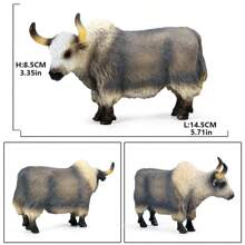 Modelo de animal de fazenda de simulação, brinquedo de estátua de vaca, modelo de vaca holandesa, presente de aniversário para crianças, brinquedo de Natal para crianças pequenas