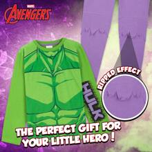 Marvel Pyjama Hulk PJ Set Sleepwear Nightwear Loungewear - Multicolor - View 4