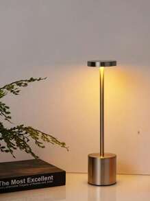 1 Đèn bàn LED kim loại sạc qua USB có công tắc nguồn độc lập, có thể điều chỉnh độ sáng 3 màu, thích hợp cho cắm trại, quầy bar, bàn ăn, phòng ngủ, quà tặng ngày lễ (Tích hợp pin 18650-1200mAh) - Nhiều màu - Xem 12