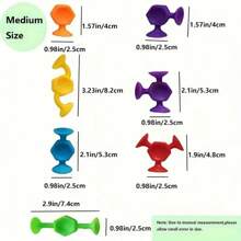 Multi-Color Suction Cups Assembling Toy, Fun Parent-Child Interactive Game, Birthday Gift For Boys And Girls - Multicolor - View 6