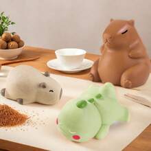 1PC Capybara Animal Series Silicone Mold For DIY Crafts, Diffuser Stone, Aromatherapy Candle & Plaster Ornament Making