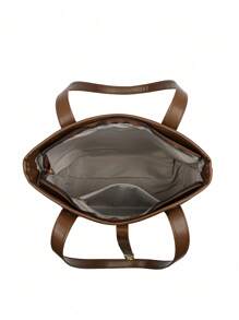 1 套女士时尚休闲手提包，带卡夹和钱包，用途广泛，适合通勤 - 彩色 - 查看 10