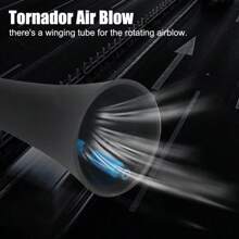 Tornador Air Blower Car Wash Gun 0.4Mpa-10Mpa High Pressure Gun Interior Detailing Cleaning Tools Dust Blowing Dry Cleaning - JP插頭 - 查看 4