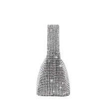 Denhuaki Rhinestones Evening Clutch Bag Purses And Handbag Luxury Designer Shiny Crystal Clutch Purse - 銀色 - 查看 8