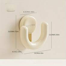 Bathroom Towel Rack Suction Cup Mount, Waterproof, No-Drill Wall-Mount Bathroom Accessories, New Model With Drainage Hook, Hanging Organizer Home Bathroom Decor Bathroom Organizer Fall Decor Back To School