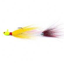 HENGJIA 1pc Jig Head Sea Fishing Wobbler Bait Multicolor Trout Bass Jig Fishing Head Hook Fishing Bucktail Jig Fishing Accessories