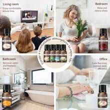 1 Stück rein natürliches ätherisches Öl geeignet für Schlafzimmer, Badezimmer und verschiedene Szenarien, duftender ätherischer Öldiffuser, Aromatherapie Kerze, Aromatherapie Ofen Diffuser Stein, Luftbefeuchter, Auto-Aromatherapie, Haushalts-Aromatherapie ätherisches Öl (Weißer Tee, Minze, Lilie, Ozean, Rose, Jasmin, Orange, Freesie - 8 Geschmacksrichtungen zur Auswahl, 10ml/0,34 FL.OZ)