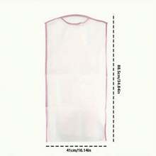 1pc Polyester Pillow And Toy Hanging Dry Bag, Wall Mounted Foldable Mesh Drying Rack, Windproof Design, Laundry Net Bag, Suitable For Household Use