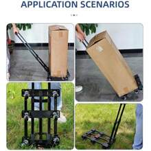 Portable Lightweight Trolley Folding Hand Truck Luggage Cart Warehouse 35kg