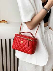 Handheld Women's Bag High-Quality Shoulder Bag 2025 Fashion Simple Box Bag Simple Shoulder Crossbody Bag, Suitable For Travel, Shopping, Dating, Female Gifts, Suitable For Beginners And White-Collar Workers, Very Suitable For Offices, Universities, Work, Business, Commuting, Outdoor, Travel And Outings