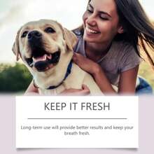 Pet Toothbrush Pen, Dog & Cat Tartar, Plaque, Odor Removing Tooth Cleaning Brush, Daily 1 Minute Brushing = Extending Precious Memories By 1,825 Hours