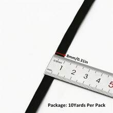 5/10Yards/Pack 3/6/8/10/12mm White/Black Flat Elastic Bands Elastic Rubber Band Wedding Garment Elastic Tape For DIY Sewing Stretch Rope Sewing Accessories - Multicolor - View 21