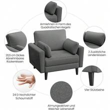 Chaise Lounges - Dunkelgrau - View 9