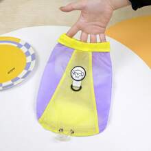 New Spring/Summer Pet Clothes, Cat Shirt, Air Conditioning Cat Dress, 25 Patchwork Denim Skirt, Dog Shirt, Outfit, Animal Costume, Small Dog Clothes, New Casual Outfit, British Style Animal Clothes, Sun Protection Shirt, Leash Buckle Shirt - Blue - View 5