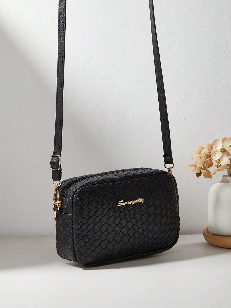 Nuevo bolso de moda tipo bandolera diagonal/de hombro, mini bolso cuadrado y monedero para teléfono