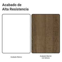 Cocina Integral Madesa Glamy Sin Tarja Con 120 Cm - Blanco y Marrón - Ver 10