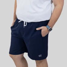Tactel Bermuda Shorts For Men Plus Size G1 To G5 KIT 2 Plain