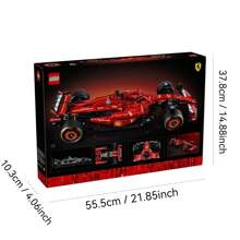 LEGO Technic SF-24 F1 Model Car Kit - Building Set For Adults, Ages 18+ With Realistic Features - F1 DIY Craft For Display - Gift For Graduation - 42207