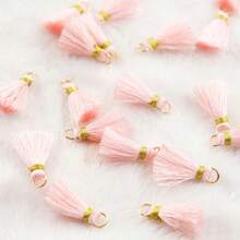 20pcs 2.5cm Delicate Silk Tassel Brush Charm DIY Making Tassels Earring Pendant Jewelry Accessories Finding