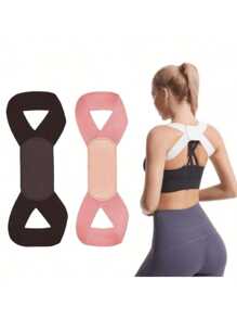 1pc Shoulder Support Brace, Fitness Chest Muscle Expansion Bench Press Shoulder Opening Support Strap - Multicolor - View 1