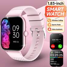 SIMSONLAB New 1.83" Full Touch Screen Smart Watch, Unisex Sports Smart Watch With Wireless Dialing, Call Answering, Pedometer, Calorie Consumption, Distance Tracking, Multiple Sports Modes, Music Control, Remote Camera, Alarm, Call & Message Notification - Multicolor - View 13