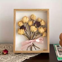 1pc Hollow Wooden Dry Flower Photo Frame, Home Decor Frame For Wall Decoration Or Poster Decoration, Ramadan Decoration, 5D Diamond Painting Display Frame, Suitable For DIY Crafts, Dry Flowers And Photos, For Birthday, Wedding, Anniversary, Graduation, Valentine's Day, Mother's Day, Easter And Other Holidays - Multicolor - View 22