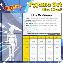 Hot Wheels Short Pyjama Set Cotton 2 Piece Loungewear Gift - Blue - View 6