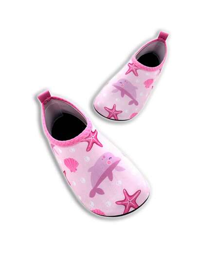 1 双儿童夏季水鞋户外水上鞋瑜伽鞋卡通防滑透气沙滩鞋训练鞋