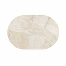 Mantel de estilo wabi-sabi de PU resistente al agua y al aceite, individual de mesa de comedor reutilizable antideslizante, posavasos resistente al calor, de lujo