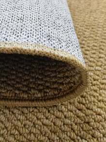 1pc Thick Jute-Like Rug, High-Rated Rug, Pineapple Design Rug, Thick Anti-Dust Rug, Doormat, Living Room Rug, Kitchen Mat, Bathroom Mat, Decorative Rug