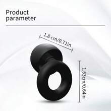 HUAK 1Pair Soft Silicone Ear Plugs Noise-Reducing – Reusable Earplugs - For Sleep, Deep Focus, Travel, Swim, Noise Sensitivity - Multicolor - View 11