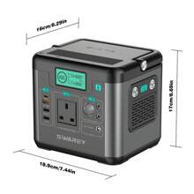 Swarey S160 UK Portable Power Station 300W Outdoor Solar Generator For Holiday RV Camping,Outdoor Adventure,Emergency - UK Plug(220-240V) - View 7