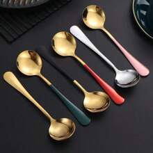 Customized Stainless Steel Spoon; Rice Spoon; Soup Spoon; Spoon For Soup; Spoon For Bird's Nest; Gift Spoon. - Multicolor - View 16