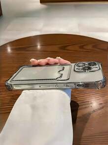 Transparent TPU Protective Phone Case, With Card Slot, Suitable For I16, I16 Pro Max, I15, I15 Pro Max, 12 Pro Max, 13 Pro Max, 14 Pro Max, 13, 14, 11, 12 Pro, 14, XS, XR, 78P, 78GES2, A13 4G, A22, A21S, A51 4G