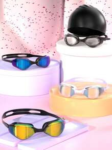 YLKJSWIM Unisex Swimming Goggles, Anti-Fog & Leak-Proof, Maximum Comfort Adjustable Dual Strap, Mirrored/Non-Mirrored Lens Swimming Goggles Pool Accessories, Beach Essentials, Beach Accessories, Pool Float