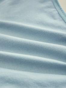 5件女士纯色内裤简约可爱舒适弹力内裤高腰基础款学生清新仙女风多种颜色时尚穿搭女士内裤