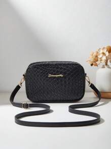 Nuevo bolso de moda tipo bandolera diagonal/de hombro, mini bolso cuadrado y monedero para teléfono