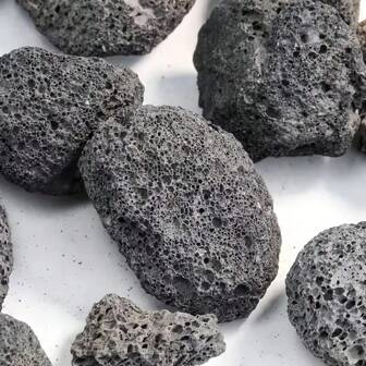 1/3/5 件天然多孔火山岩原石晶洞装饰 - 非常适合精油扩散器、鱼缸和花盆 | 正宗家居装饰点缀石