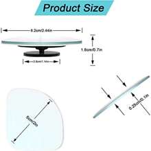 2pcs Adjustable 360° Convex Car Blind Spot Mirror, High Definition Glass Fisheye Blind Spot Mirror Suitable For Cars, Trucks, SUVs