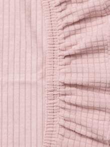 Funda de silla de oficina con reposabrazos altos de color rosa piel, impermeable e integrada, con forma elástica. Funda universal todo incluido para silla de computadora, silla de comedor de hotel, silla de maquillaje. - cuero rosa - Ver 10