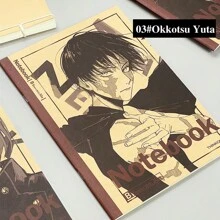 Jujutsu Kaisen 1pc Jujutsu Kaisen Notebook, B5 Exercise Book, Writing Pad, Sketch Book, Gojo Satoru Lined Notebook, Geto Suguru, Memo Book, Student Stationery,School Supplies,Back To School