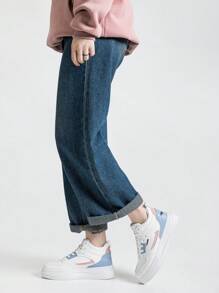 [Quick Delivery]Classy Aesthetic 2025 Summer New Style Woman Shoes High Cut Lace-Up Sport White Shoes Ladies Fashionable Casual Sneakers Women Flat Shoes Student Shoes Classy Look - White - View 7